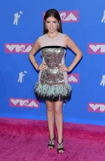 Anna Kendrick arriving at the MTV Video Music Awards in New York City - Aug 20, 2018 - MTV Video Music Awards 2018, New York City New York United States Radio City Music Hall  Copyright: xOConnorx h_00537682