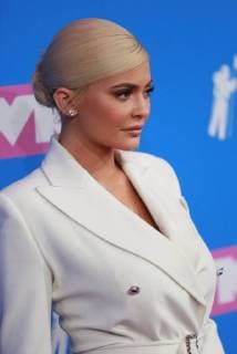 Kylie Jenner arrives on the red carpet at the 35th annual MTV Video Music Awards at Radio City Music Hall in New York City on August 20, 2018.  NYP20180820426 SERENAxXU-NING