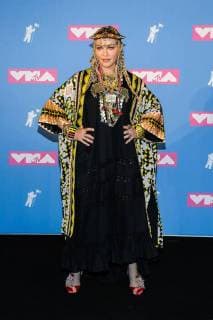 August 20, 2018 - New York, NY, U.S. - 20 August 2018 - New York, New York - Madonna. 2018 MTV Video Music Awards at Radio City Music Hall. Photo Credit: Mario Santoro AdMedia New York U.S. - ZUMAa123 20180820_zaa_a123_203 Copyright: xMarioxSantoroAdmediax