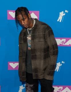 August 20, 2018 - New York, NY, U.S. - 20 August 2018 - New York, New York - Travis Scott. 2018 MTV Video Music Awards at Radio City Music Hall. Photo Credit: Mario Santoro AdMedia New York U.S. - ZUMAa123 20180820_zaa_a123_291 Copyright: xMarioxSantoroAdmediax