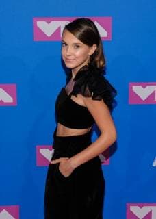August 20, 2018 - New York, NY, U.S. - 20 August 2018 - New York, New York - Millie Bobby Brown. 2018 MTV Video Music Awards at Radio City Music Hall. Photo Credit: Mario Santoro AdMedia New York U.S. - ZUMAa123 20180820_zaa_a123_357 Copyright: xMarioxSantoroAdmediax