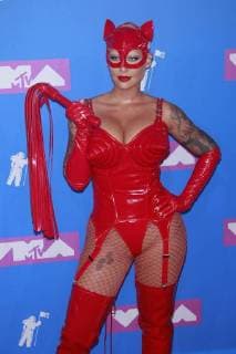NEW YORK, NY - AUGUST 20: Amber Rose arriving at the 2018 MTV Video Music Awards at Radio City Music Hall in New York City on August 20, 2018. Copyright: xDiegoxCorredorx