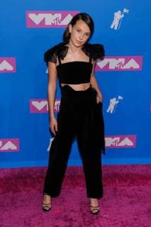 August 20, 2018 - New York, NY, U.S. - 20 August 2018 - New York, New York - Millie Bobby Brown. 2018 MTV Video Music Awards at Radio City Music Hall. Photo Credit: Mario Santoro AdMedia New York U.S. - ZUMAa123 20180820_zaa_a123_328 Copyright: xMarioxSantoroAdmediax