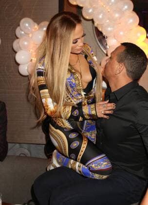 NEW YORK, NY - AUGUST 21: Jennifer Lopez and Alex Rodriguez attend Jennifer Lopez s MTV VMA s Vanguard Award Celebration at Beauty & Essex on August 21, 2018 in New York City. Copyright: xWalikxGoshornx