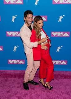 August 20, 2018 - New York, NY, U.S. - 20 August 2018 - New York, New York - Nev Schulman, Laura Perlongo. 2018 MTV Video Music Awards at Radio City Music Hall. Photo Credit: Mario Santoro AdMedia New York U.S. - ZUMAa123 20180820_zaa_a123_239 Copyright: xMarioxSantoroAdmediax