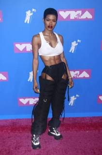 NEW YORK, NY - AUGUST 20: Teyana Taylor arriving at the 2018 MTV Video Music Awards at Radio City Music Hall in New York City on August 20, 2018. Copyright: xDiegoxCorredorx