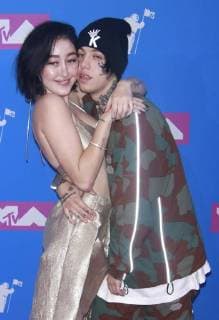 NEW YORK, NY - AUGUST 20: Noah Cyrus and Lil Xan arriving at the 2018 MTV Video Music Awards at Radio City Music Hall in New York City on August 20, 2018. Copyright: xDiegoxCorredorx