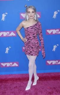 NEW YORK, NY - AUGUST 20: Kim Petras arriving at the 2018 MTV Video Music Awards at Radio City Music Hall in New York City on August 20, 2018. Copyright: xDiegoxCorredorx