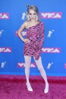 NEW YORK, NY - AUGUST 20: Kim Petras arriving at the 2018 MTV Video Music Awards at Radio City Music Hall in New York City on August 20, 2018. Copyright: xDiegoxCorredorx