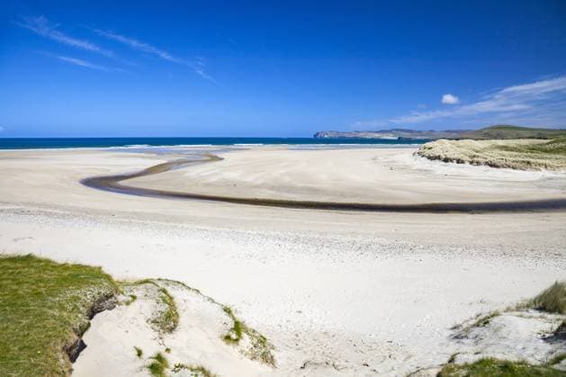 An image of a beautiful sand beach at Donegal Ireland *** An image of a beautiful sand beach at Donegal Ireland  1032101798