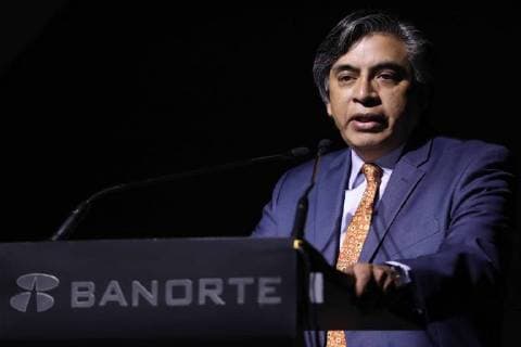 August 22, 2018 - EUM20180822NAC02.JPG .CIUDAD DE MEXICO, Forum Foro-Banco.- Gerardo Esquivel Hernandez, proximo subsecretario de Egresos en la administracion del presidente electo Andres Manuel Lopez Obrador, participo en el Foro Estrategia Banorte 2018, que tiene lugar en un hotel de la zona de Polanco este 22 de agosto el 2018. Foto: Agencia EL UNIVERSAL Garcia AFBV  - ZUMAu78_ 20180822_zaf_u78_005 Copyright: xJuanxCarlosxReyesx