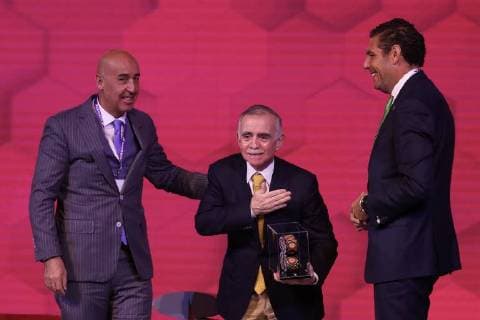 August 22, 2018 - EUM20180822NAC07.JPG .CIUDAD DE MEXICO, Forum Foro-Banco.- Alfonso Romo Garza, proximo coordinador de la Oficina de la Presidencia (centro), participo en el Foro Estrategia Banorte 2018, en un hotel de la zona de Polanco este 22 de agosto el 2018. En imagen, acompanado por Carlos Hank Gonzalez, presidente del Consejo de Administracion de Banorte (der) y Marcos Ramirez Miguel, director General de Banorte. Foto: Agencia EL UNIVERSAL Garcia AFBV  - ZUMAu78_ 20180822_zaf_u78_009 Copyright: xJuanxCarlosxReyesx
