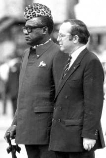 - The picture presents Mobutu Sese Seko with Wilfried Martens (Brussels). He was in Belgium at the occasion of Congo elections. ARCHIVES  x34470991x