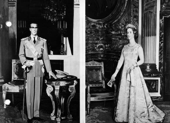 - BRUSSELS, BELGIUM (FILE) : This file picture dated 17 May 1966 shows a painting of King Baudoin and Queen Fabiola of Belgium done by Jacques Maes. ARCHIVES  x34533569x