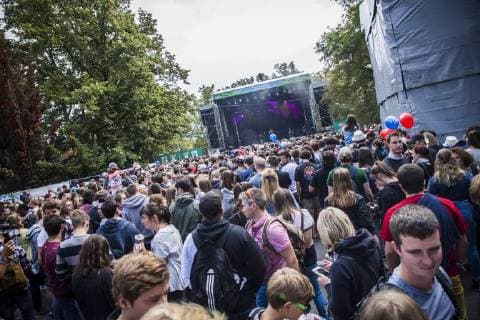 Illustration picture shows the 7th edition of the Solidarites de Namur music festival event at Namur citadel, Saturday 25 August 2018.  HATIMxKAGHAT 05413408