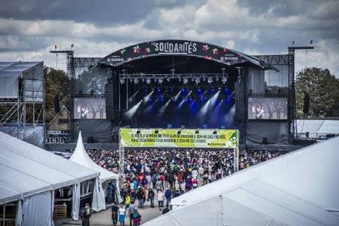 Illustration picture shows the 7th edition of the Solidarites de Namur music festival event at Namur citadel, Saturday 25 August 2018.  HATIMxKAGHAT 05413398