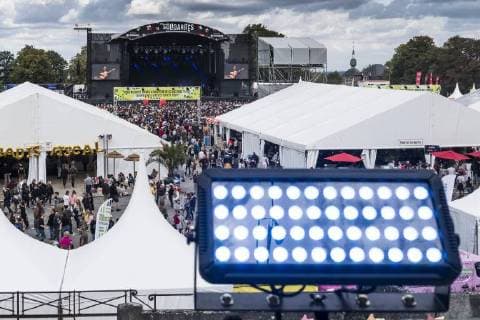 Illustration picture shows the 7th edition of the Solidarites de Namur music festival event at Namur citadel, Saturday 25 August 2018.  HATIMxKAGHAT 05413426