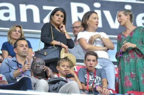 Karine Ferri (femme de Yoann Gourcuff) FOOTBALL : OGC Nice vs Dijon - Ligue 1 Conforama - Nice - 25 08 2018 NorbertScanella Panoramic 