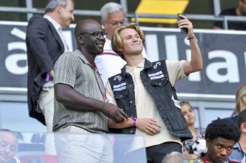 Lilian Thuram FOOTBALL : OGC Nice vs Dijon - Ligue 1 Conforama - Nice - 25 08 2018 NorbertScanella Panoramic 