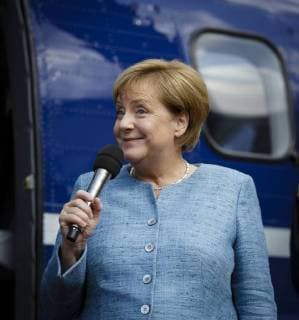 News Themen der Woche KW34 News Bilder des Tages Bundeskanzlerin Angela Merkel, CDU, beim Tag der offenen Tuer im Kanzleramt, 26.08.2018, Berlin. Berlin Deutschland *** Chancellor Angela Merkel CDU at the open day at the Chancellery 26 08 2018 Berlin Berlin Germany Copyright: xIngaxKjer photothek.netx