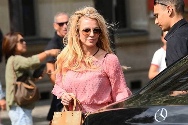 Britney Spears - Vater Jamie Spears bleibt ihr Vormund, Archivbilder Entertainment Bilder des Tages Britney Spears have lunch at the Societe restaurant in Paris, France, on August 27, 2018. Photo by Favier E-PRESSPHOTO.COM Britney Spears Paris France  593885