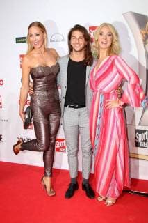 Sylvia Walker Riccardo Basile and Britta Hofmann at the Sport Bild Award on 27.08.208 in Hamburg Sportbild Award 2018 Presentation in Hamburg