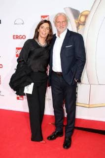 Rudi and Sabrina Völler at the presentation of the Sport Bild Award on 27.08.208 in Hamburg. Sportbild Award 2018 Presentation in Hamburg