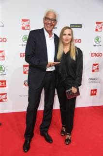 Hamburg Bernt Bönte and Regina Halmich Presentation of the Sport Bild Award in the fish auction hall Große Elbstraße in Hamburg on 27 8 2018