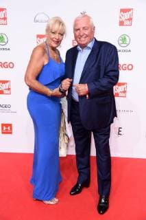 Ulli Wegner with wife Margret Wegner at the Sport Bild Award at the Fish Auction Hall in Hamburg on 27.08.2018