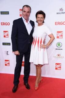 Clemens Toennies with his wife Margit Toennies at the Sport Bild Award at the Fischauktionshalle in Hamburg on 27.08.2018