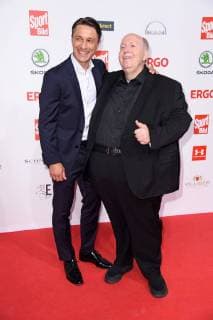 Niko Kovac Reiner Calmund at the Sport Bild Award at the Fish Auction Hall in Hamburg on 27.08.2018