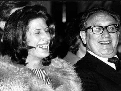 US SECERARY OF STATE HENRY KISSINGER AND HIS WIFE NANCY. .JVB WST BELGA  x366405x