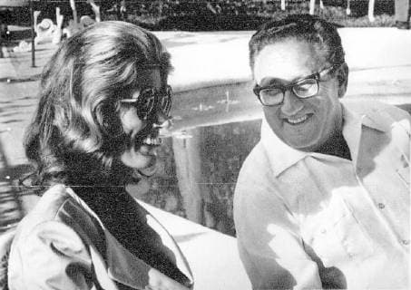 US SECRETARY OF STATE HENRY KISSINGER AND HIS WIFE NANCY. .JVB WST BELGA  x366422x