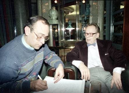 - BELGIUM (FILE) : This file picture dated 31 March 1993 shows the Belgian cartoonist Morris (1923-2001). He created Lucky Luke and Rantanplan. On the picture : Morris holding the De Clown Rantanplan comic book. On the picture : Morris being interviewed. ARCHIVES  x37864398x