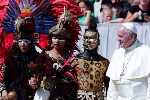 News Themen der Woche KW 35 News Bilder des Tages August 29, 2018 - Vatican City (Holy See) POPE FRANCIS during his weekly General Audience in St. Peter s Square at the Vatican. Vatican City State - ZUMAi15_ 20180829_zaf_i15_024 Copyright: xEvandroxInettix
