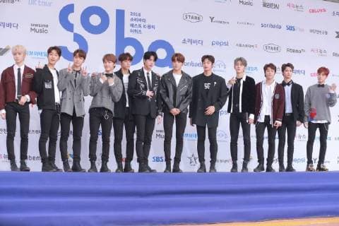 WANNA ONE,TWICE,MOMOLAND,MAMAMOO etc. attend 2018 Soribada Best K-Music Awards in Seoul, Korea on 30th August 2018.(China and Korea Rights Out)  2018083100115