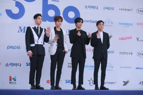 WANNA ONE,TWICE,MOMOLAND,MAMAMOO etc. attend 2018 Soribada Best K-Music Awards in Seoul, Korea on 30th August 2018.(China and Korea Rights Out)  2018083100147
