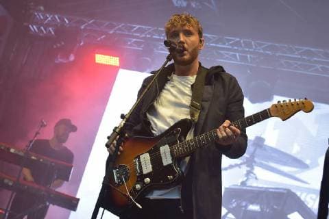 James Andrew Arthur Namika civil Hanan Hamdi at the ENERGY MUSIC TOUR 2018 at the Kulturbrauerei in Berlin on 01 09 2018 APP