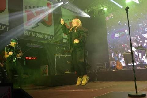 Alma Sofia Miettinen at the ENERGY MUSIC TOUR 2018 at the Kulturbrauerei in Berlin on 01.09.2018 APP