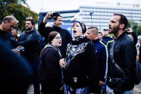 01 09 18 A silent march by AfD and PEGIDA After the dissolution of the event, there is a lot of bullying by participants After the violent death of a young man in Chemnitzs city center on 26 August 2018, the Saxon city repeatedly hits the headlines Rights groups and so-called citizen movements mobilize It comes to riots on migrants and heavy riots by hooligans Copyright: xMichaelxTrammerx