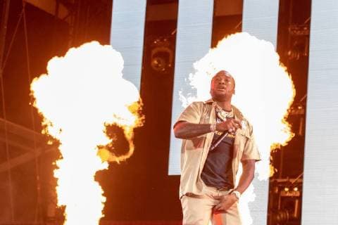 September 1, 2018 - Philadelphia, Pennsylvania, U.S - MEEK MILL (ROBERT RIHMEEK WILLIAMS) during the Made In America Music Festival at Benjamin Franklin Parkway in Philadelphia, Pennsylvania Philadelphia U.S. - ZUMAs135 20180901_zap_s135_016 Copyright: xDanielxDeSloverx