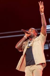 September 1, 2018 - Philadelphia, Pennsylvania, U.S - MEEK MILL (ROBERT RIHMEEK WILLIAMS) during the Made In America Music Festival at Benjamin Franklin Parkway in Philadelphia, Pennsylvania Philadelphia U.S. - ZUMAs135 20180901_zap_s135_019 Copyright: xDanielxDeSloverx