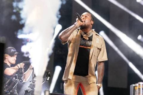 September 1, 2018 - Philadelphia, Pennsylvania, U.S - MEEK MILL (ROBERT RIHMEEK WILLIAMS) during the Made In America Music Festival at Benjamin Franklin Parkway in Philadelphia, Pennsylvania Philadelphia U.S. - ZUMAs135 20180901_zap_s135_009 Copyright: xDanielxDeSloverx