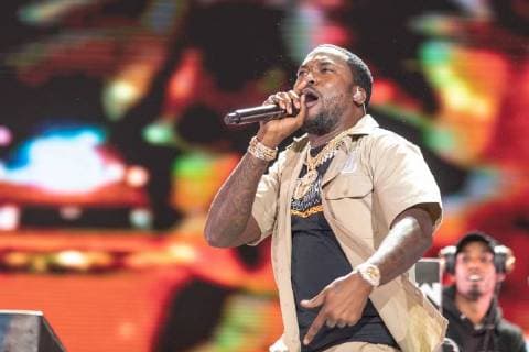September 1, 2018 - Philadelphia, Pennsylvania, U.S - MEEK MILL (ROBERT RIHMEEK WILLIAMS) during the Made In America Music Festival at Benjamin Franklin Parkway in Philadelphia, Pennsylvania Philadelphia U.S. - ZUMAs135 20180901_zap_s135_001 Copyright: xDanielxDeSloverx
