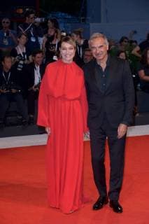 75th Venice Film Festival. Red Carpet film Premio Kineo . Pictured: Stefania Rocca, Carlo Capasa  Copyright: xSimonexComi Veneziax2018x xIPAx xVeneziax