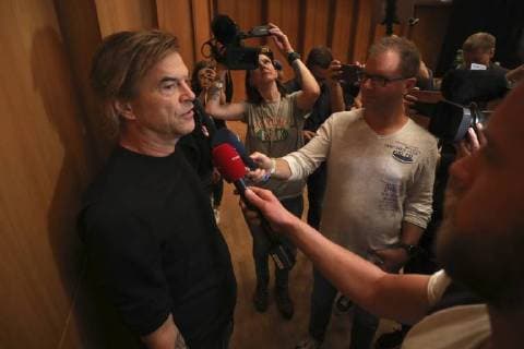 Campino von der Toten Hosen at the press conference for the wirsindMore concert against right in the Stadthalle Chemnitz 03 09 2018 Foto:xB.xKriemannx xFuturexImage