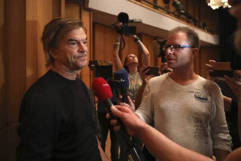 Campino von der Toten Hosen at the press conference for the wirsindMore concert against right in the Stadthalle Chemnitz 03 09 2018 Foto:xB.xKriemannx xFuturexImage