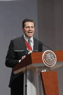Mexican President Enrique Pena Nieto presents the sixth and last report of his Government at the National Palace, in Mexico City, Mexico, 03 September 2018. Pena Nieto delivered his last Government report under low popularity rates and marked by a violence and corruption wave in the country. Pena Nieto presents last report with low popularity rates !ACHTUNG: NUR REDAKTIONELLE NUTZUNG!  Copyright: xJorgexNunezx CMX08 20180903-636716000990558819