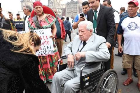 September 3, 2018 - EUM20180903NAC04.JPG .CIUDAD DE MEXICO. PresidentPresidente-EPN Informe.- 3 de septiembre de 2018. El actor Ignacio Lopez Tarso a su llegada al Sexto Informe de Gobierno del presidente Enrique Pena Nieto, en Palacio Nacional. Foto: Agencia EL UNIVERSALBerenice FregosoEELG  - ZUMAu78_ 20180903_zaf_u78_009 Copyright: xElxUniversalx