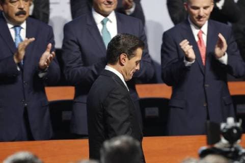 Mexican President Enrique Pena Nieto presents the sixth and last report of his Government at the National Palace, in Mexico City, Mexico, 03 September 2018. Pena Nieto delivered his last Government report under low popularity rates and marked by a violence and corruption wave in the country. Pena Nieto presents last report with low popularity rates !ACHTUNG: NUR REDAKTIONELLE NUTZUNG!  Copyright: xJorgexNunezx CMX15 20180903-636716089436633059